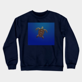 Drawn Sea Turtle Crewneck Sweatshirt